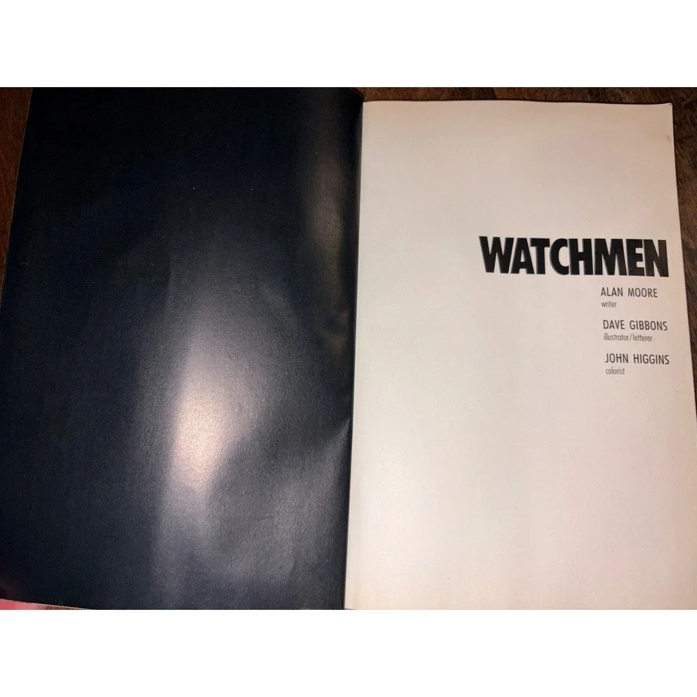 Watchmen Graphic Novel DC Comics Alan Moore Dave‎ Gibbons TPB ISBN 9780930289232